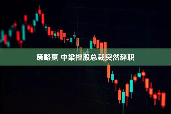 策略赢 中梁控股总裁突然辞职